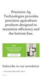 Mobile Screenshot of precisionagtechnologies.com